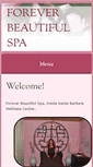 Mobile Screenshot of foreverbeautifulspa.com